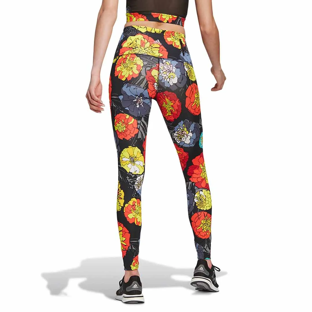 adidas - Women's Floral Running Tights (HC1658)