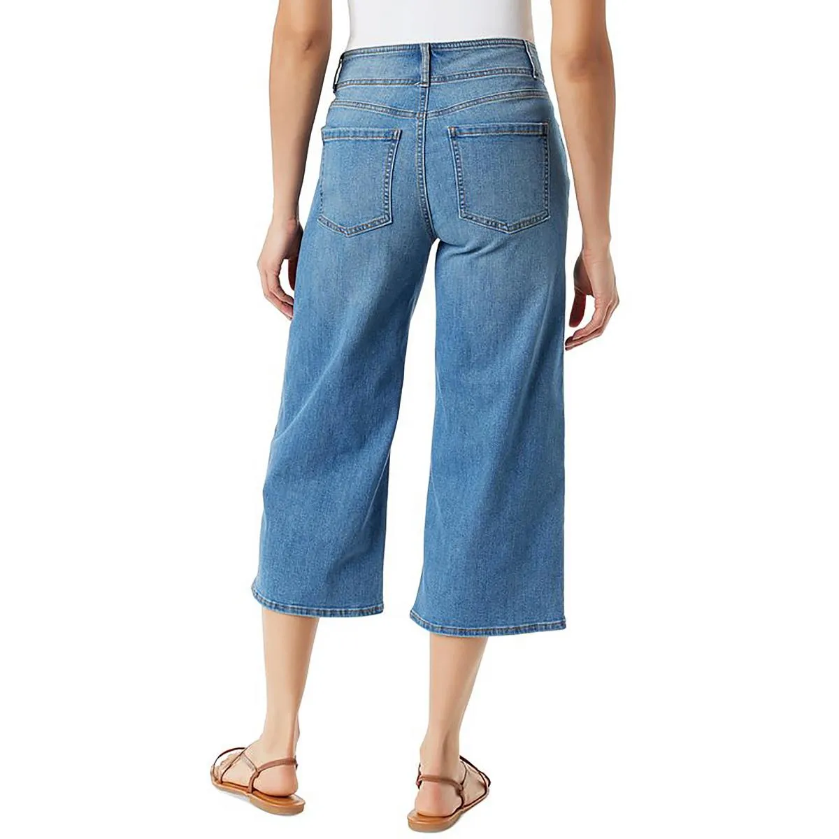 Gloria Vanderbilt Womens Denim Slimming Cropped Jeans