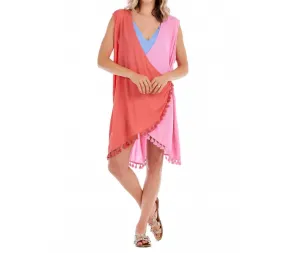Kim Tassel Cover Up In Pink