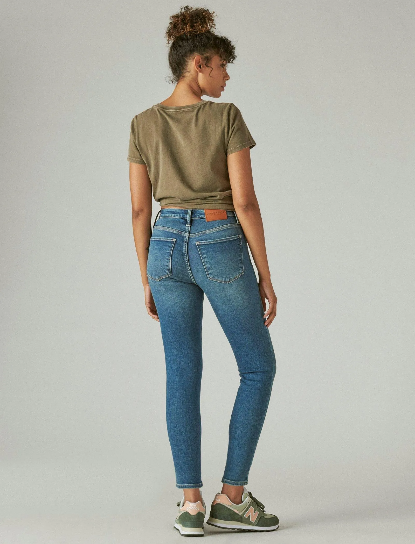 Lucky Brand Womens High Rise Curvy Skinny