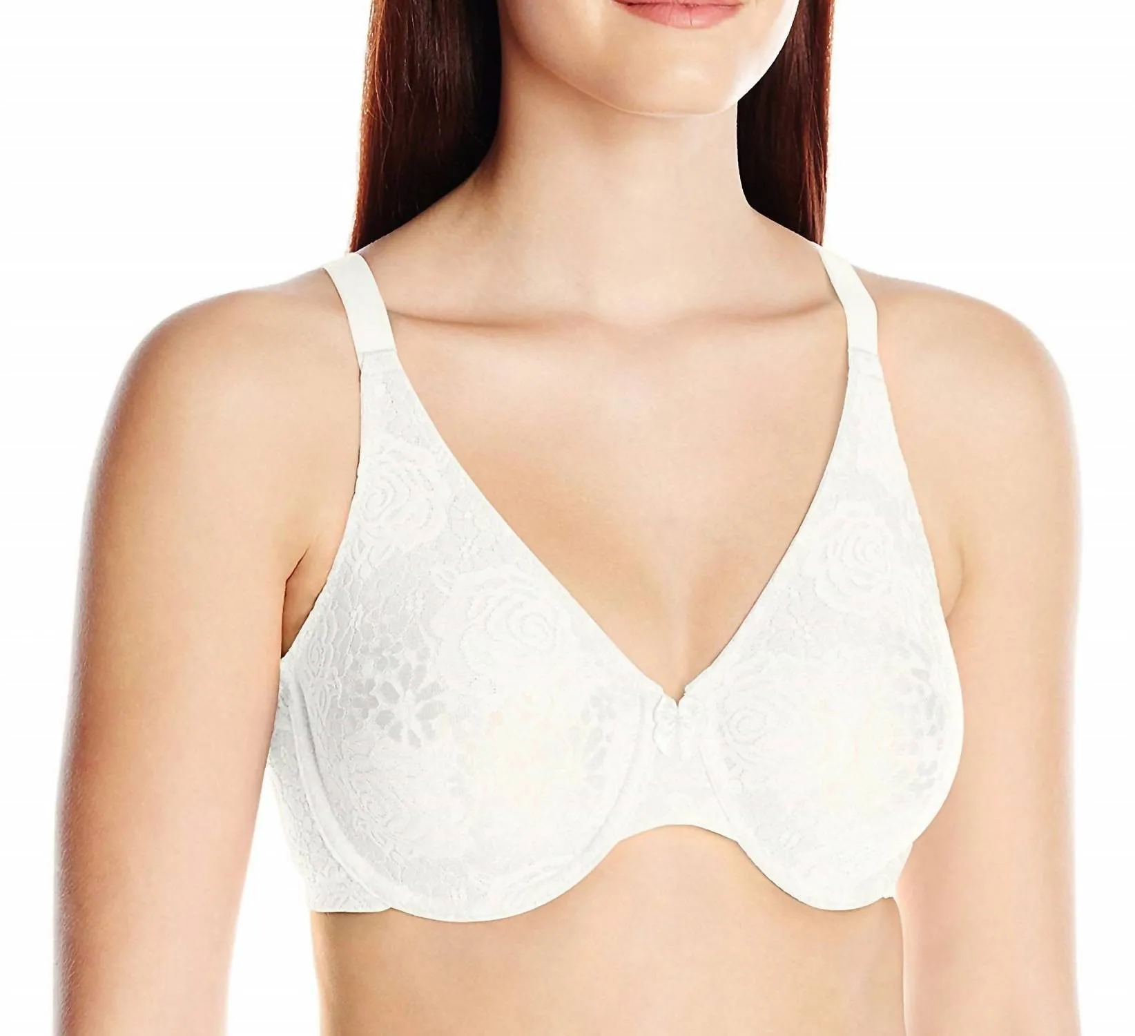 Women's Halo Lace Underwire Bra In Ivory