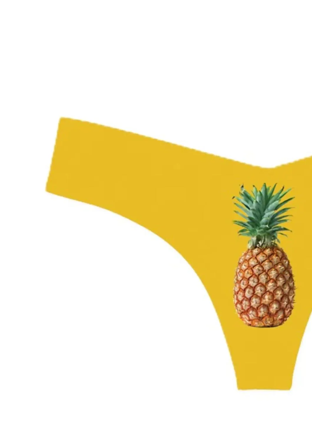 Women's Photo-Op Thong Panty In Pineapple