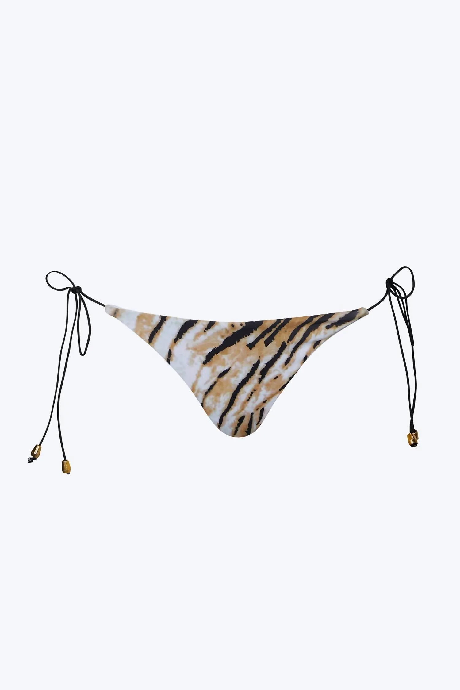 Wrap-Around Tiger-Print Bikini Set In Multi