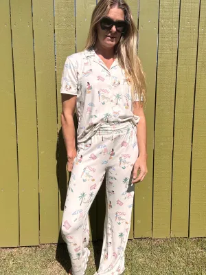 ZSUPPLY Dawn Beach Days Pant - Bone